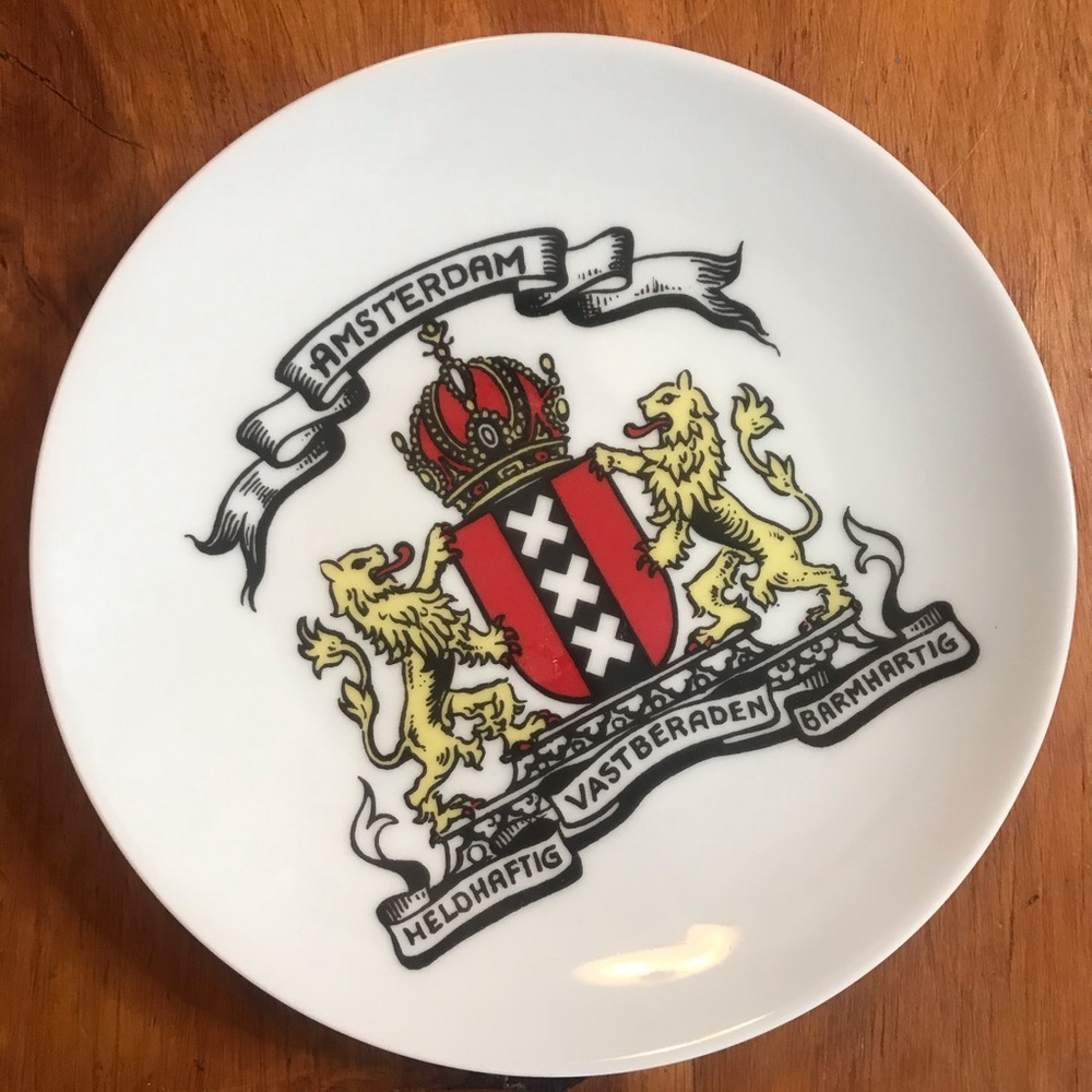 VTG Mitterteich souvenir amsterdam plate